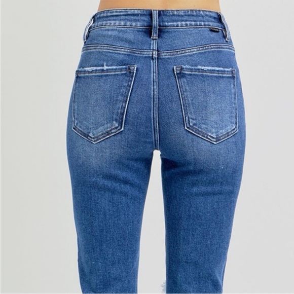 High Rise Blue Jeans - Picture 2 of 8